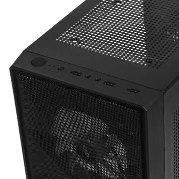 Компьютерный корпус 1STPLAYER FD3 FRGB Black (FD3-BK-4F1)