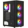 Компьютерный корпус 1STPLAYER FD3 Black (FD3-BK-4F1)