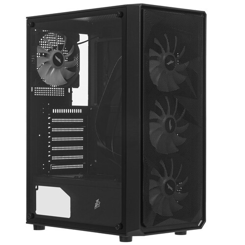 Компьютерный корпус 1STPLAYER FD3 Black (FD3-BK-4F1)