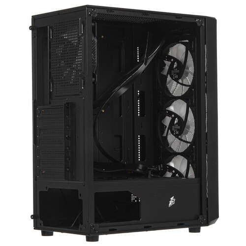 Компьютерный корпус 1STPLAYER FD3 Black (FD3-BK-4F1)