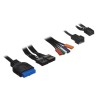 Компьютерный корпус 1STPLAYER FD3 Black (FD3-BK-4F1)
