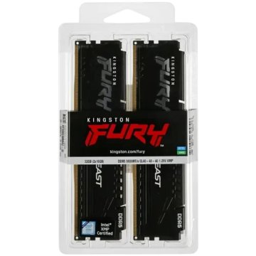 Оперативная память 32 Gb 5600 MHz Kingston FURY Beast (KF556C40BBK2-32)