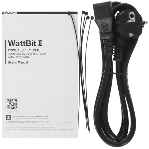 Блок питания Zalman 500W Wattbit II (ZM500-XEII)