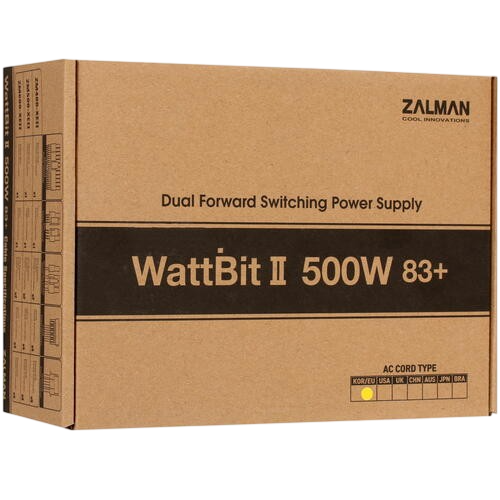 Блок питания Zalman 500W Wattbit II (ZM500-XEII)