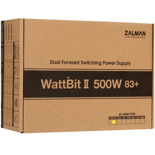 Блок питания Zalman 500W ZM500-XEII Wattbit II