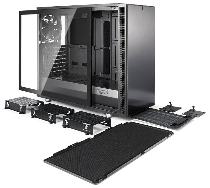 Компьютерный корпус Fractal Design DEFINE S2 TG Titanium FD-CA-DEF-S2-GY-TGL