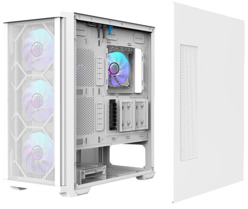 Компьютерный корпус Zalman Z10 DUO White