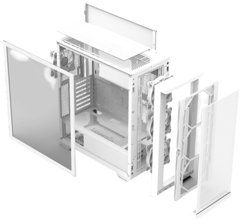 Компьютерный корпус Zalman Z10 DUO White