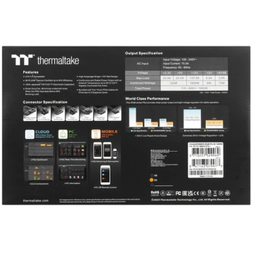 Блок питания Thermaltake 1650W TOUGHPOWER (PS-TPI-1650F3FDTE-1 16) Pin (PCIe 5.0 Connector Cable Details)