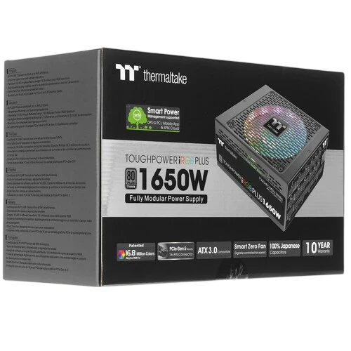Блок питания Thermaltake 1650W TOUGHPOWER (PS-TPI-1650F3FDTE-1 16) Pin (PCIe 5.0 Connector Cable Details)