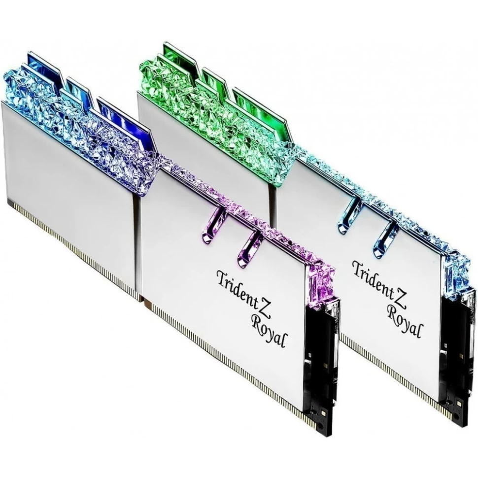 Оперативная память 64 Gb 4000 MHz G.Skill TRIDENT Z ROYAL Silver (F4-4000C18D-64GTRS)