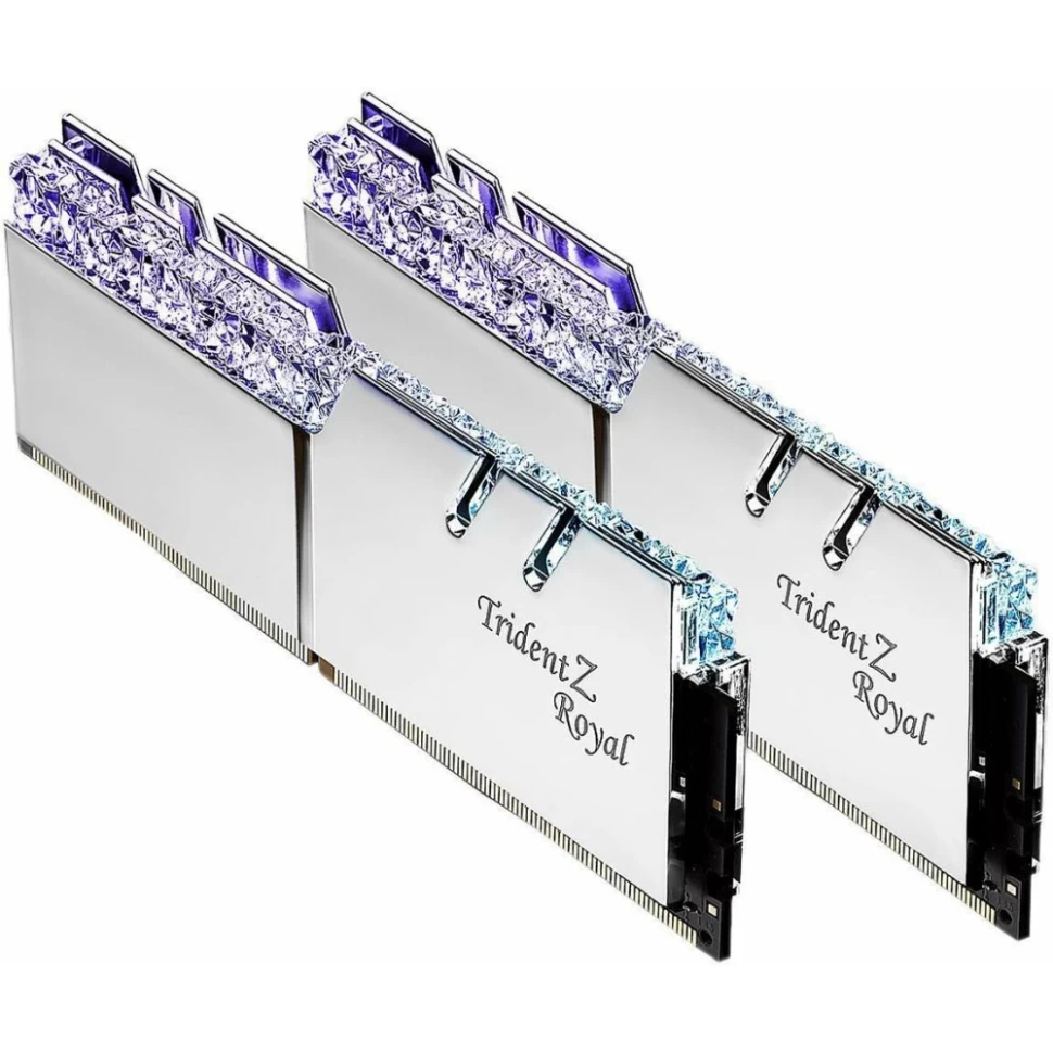 Оперативная память 64 Gb 4000 MHz G.Skill TRIDENT Z ROYAL Silver (F4-4000C18D-64GTRS)