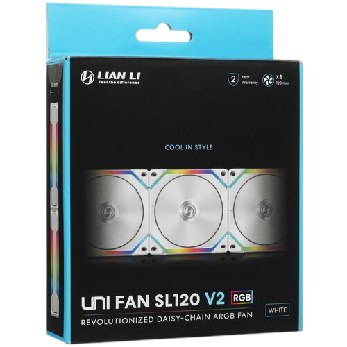 Вентилятор для корпуса Lian Li UNI FAN SL120 V2 ARGB White (G99.12SLV21W.R0)