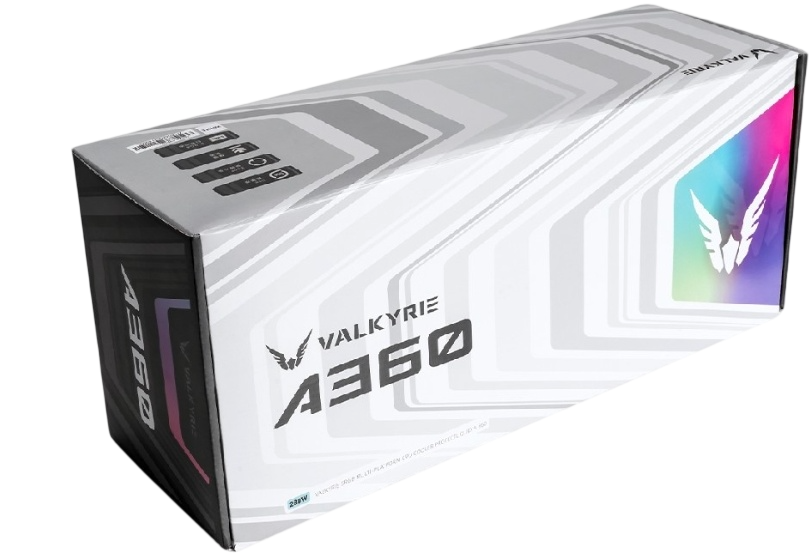Система жидкостного охлаждения для процессора Valkyrie A360 ARGB White (HW A360W)