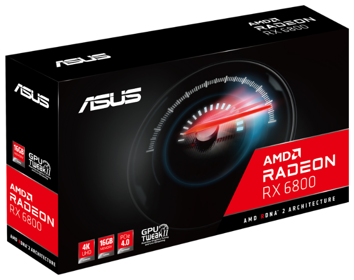 Видеокарта ASUS (RX6800-16G) AMD Radeon RX 6800 16GB