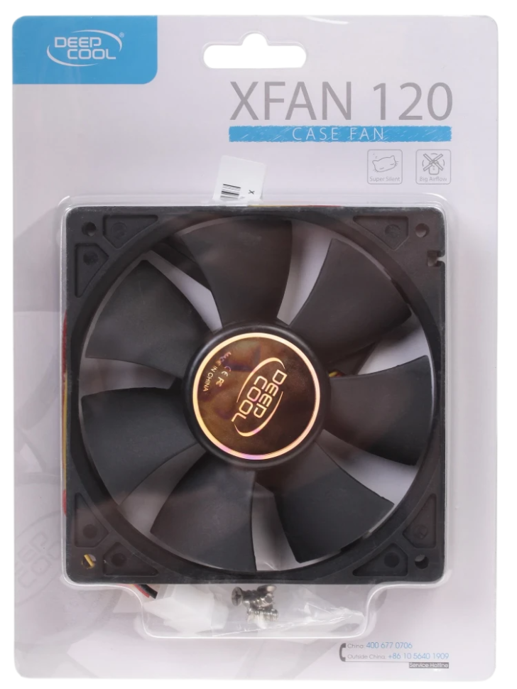 Вентилятор для корпуса Deepcool XFAN120 Black