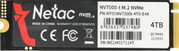 Твердотельный накопитель Netac 4000 Gb NV7000-t (NT01NV7000t-4T0-E4X)