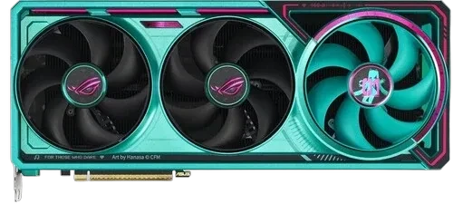 Видеокарта ASUS (ROG-ASTRAL-RTX5080-O16G-MIKU-W) GeForce RTX 5080 16GB ROG ASTRAL HATSUNE MIKU EDITION WHITE OC (90YV0LV9-M0NM00)