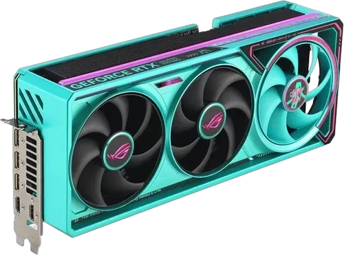 Видеокарта ASUS (ROG-ASTRAL-RTX5080-O16G-MIKU-W) GeForce RTX 5080 16GB ROG ASTRAL HATSUNE MIKU EDITION WHITE OC (90YV0LV9-M0NM00)