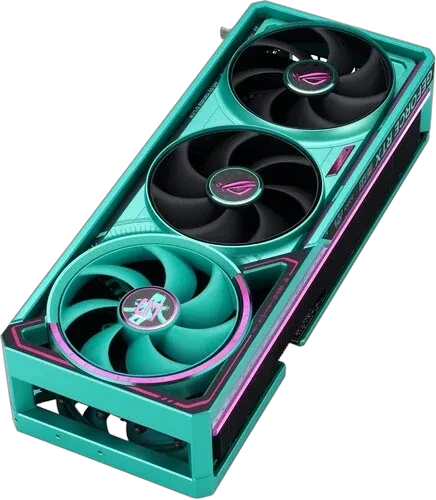 Видеокарта ASUS (ROG-ASTRAL-RTX5080-O16G-MIKU-W) GeForce RTX 5080 16GB ROG ASTRAL HATSUNE MIKU EDITION WHITE OC (90YV0LV9-M0NM00)