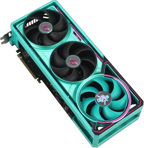 Видеокарта ASUS (ROG-ASTRAL-RTX5080-O16G-MIKU-W) GeForce RTX 5080 16GB ROG ASTRAL HATSUNE MIKU EDITION WHITE OC (90YV0LV9-M0NM00)
