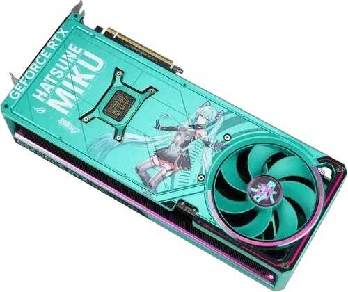 Видеокарта ASUS (ROG-ASTRAL-RTX5080-O16G-MIKU-W) GeForce RTX 5080 16GB ROG ASTRAL HATSUNE MIKU EDITION WHITE OC (90YV0LV9-M0NM00)
