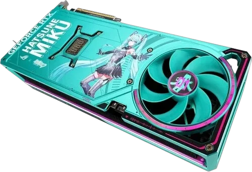 Видеокарта ASUS (ROG-ASTRAL-RTX5080-O16G-MIKU-W) GeForce RTX 5080 16GB ROG ASTRAL HATSUNE MIKU EDITION WHITE OC (90YV0LV9-M0NM00)
