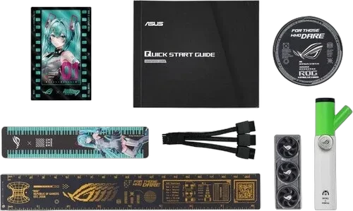 Видеокарта ASUS (ROG-ASTRAL-RTX5080-O16G-MIKU-W) GeForce RTX 5080 16GB ROG ASTRAL HATSUNE MIKU EDITION WHITE OC (90YV0LV9-M0NM00)
