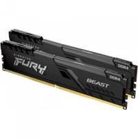 Оперативная память 16 Gb 2666 MHz Kingston FURY Beast Black (KF426C16BBK2/16)