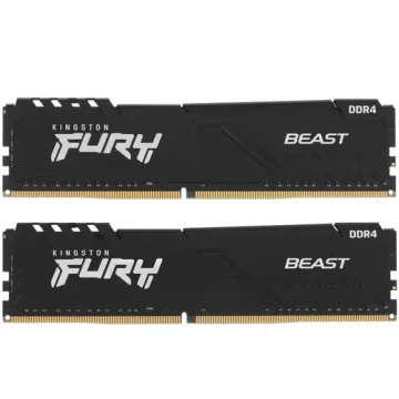 Оперативная память 16 Gb 2666 MHz Kingston FURY Beast Black (KF426C16BBK2/16)