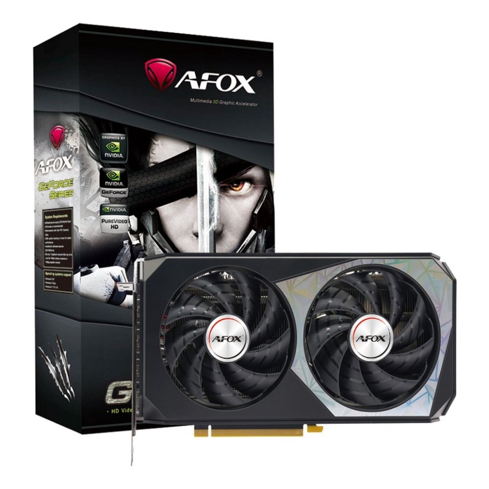 Видеокарта AFox (AF3060TI-8192D6H7-V6) GeForce RTX 3060 Ti 8GB GAMING