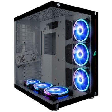 Компьютерный корпус 1STPLAYER STEAM PUNK SP8 RGB SP8-WH-6M1