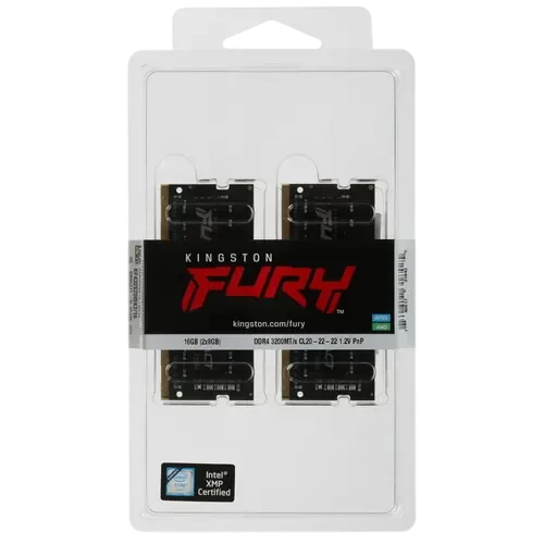 Оперативная память 16 Gb 3200 MHz Kingston FURY IMPACT (KF432S20IBK2/16)