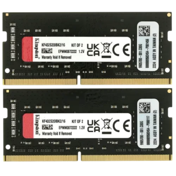 Оперативная память 16 Gb 3200 MHz Kingston FURY IMPACT (KF432S20IBK2/16)