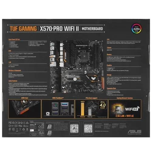 Материнская плата ASUS TUF GAMING X570-PRO WIFI II