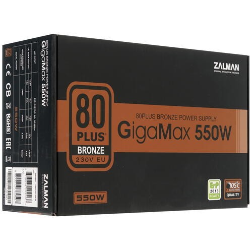 Блок питания Zalman 550W GIGAMAX ZM550-GVII