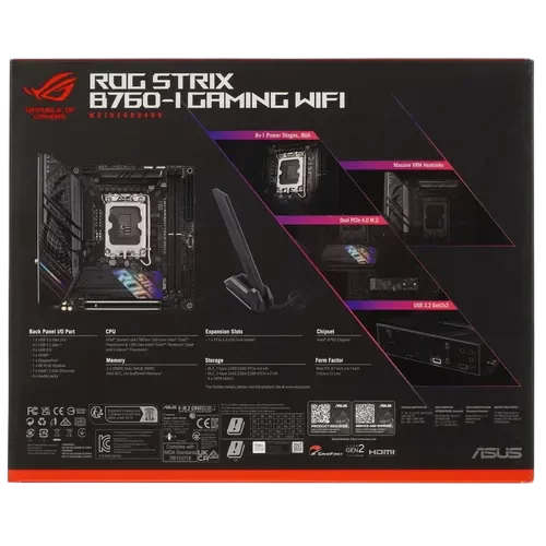 Материнская плата ASUS ROG STRIX B760-I GAMING WIFI (90MB1D90-M0EAY0)