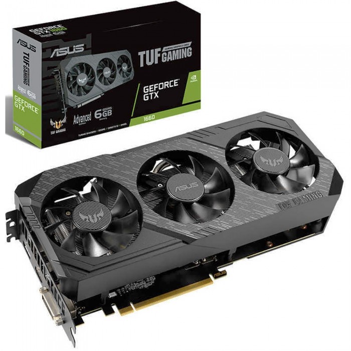 Видеокарта ASUS (TUF3-GTX1660-O6G-GAMING) GeForce GTX 1660 6GB TUF Gaming X3 OC