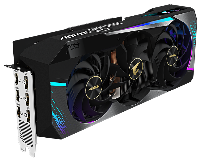 Видеокарта GIGABYTE (GV-N3080AORUS X-10GD) GeForce AORUS GeForce RTX 3080 12GB XTREME