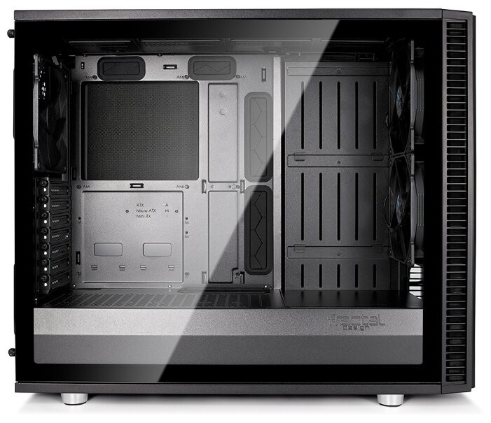 Компьютерный корпус Fractal Design DEFINE S2 TG Blackout Edition FD-CA-DEF-S2-BKO-TGL