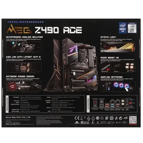 Материнская плата MSI MEG Z490 ACE