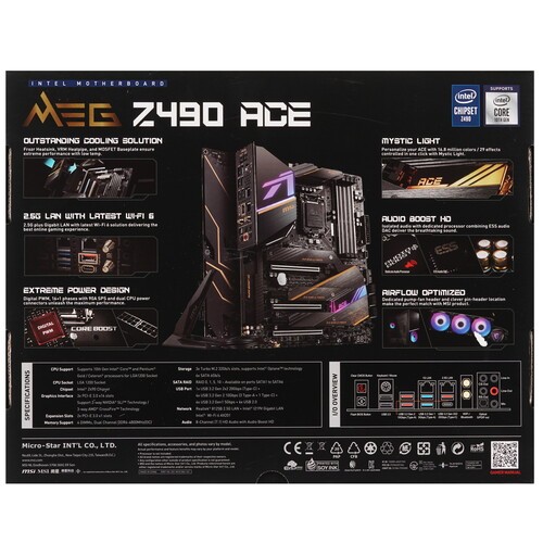 Материнская плата MSI MEG Z490 ACE