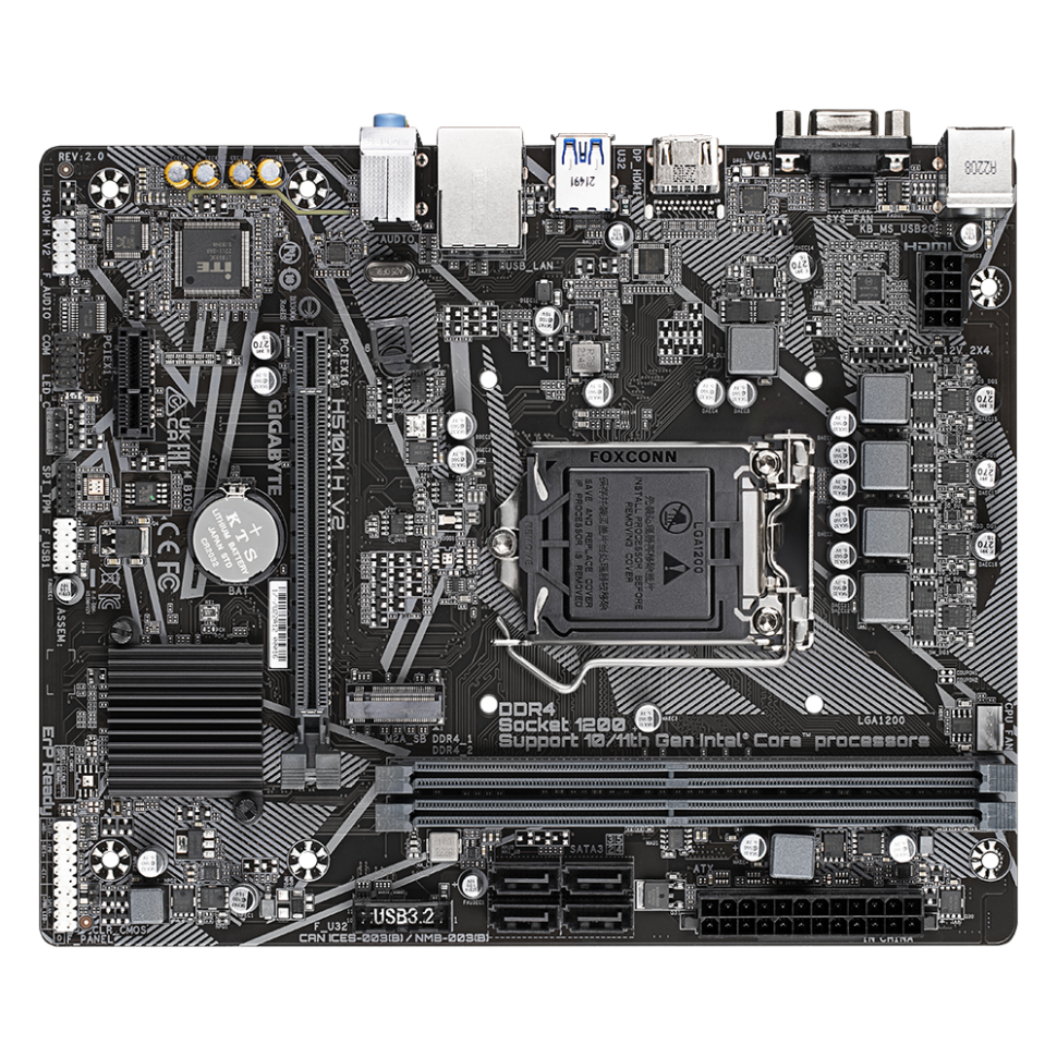 Материнская плата Gigabyte H510M H V2 2.0