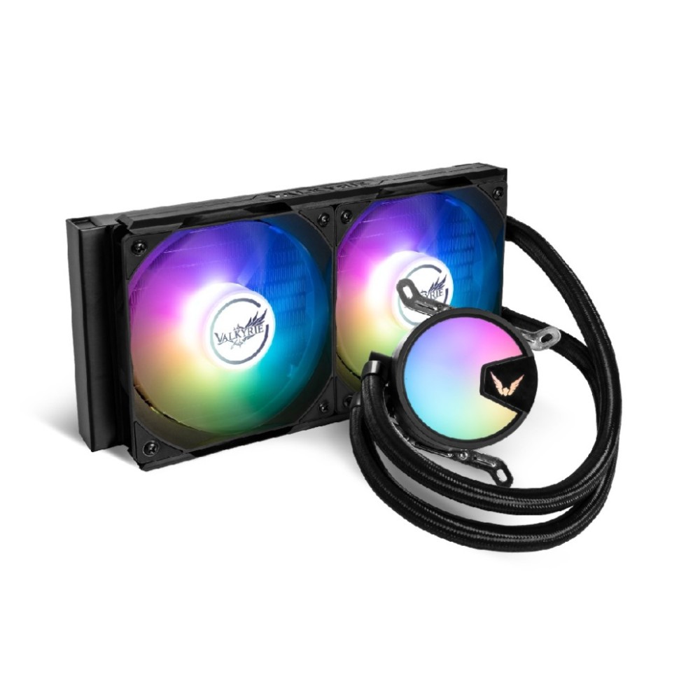 Система жидкостного охлаждения для процессора Valkyrie A240 ARGB Black (HW A240)