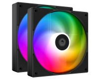 Комплект вентиляторов для корпуса ID-COOLING AS-140-ARGB-K DUET (2 in 1) ARGB Black