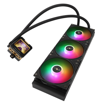 Система жидкостного охлаждения для процессора Thermalright Frozen Warframe 360 ARGB Black (TRFW360AB)