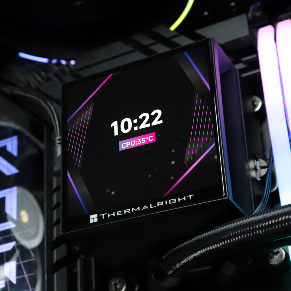 Система жидкостного охлаждения для процессора Thermalright Hyper Vision 360 UB ARGB Black (TRHV360UBAB)