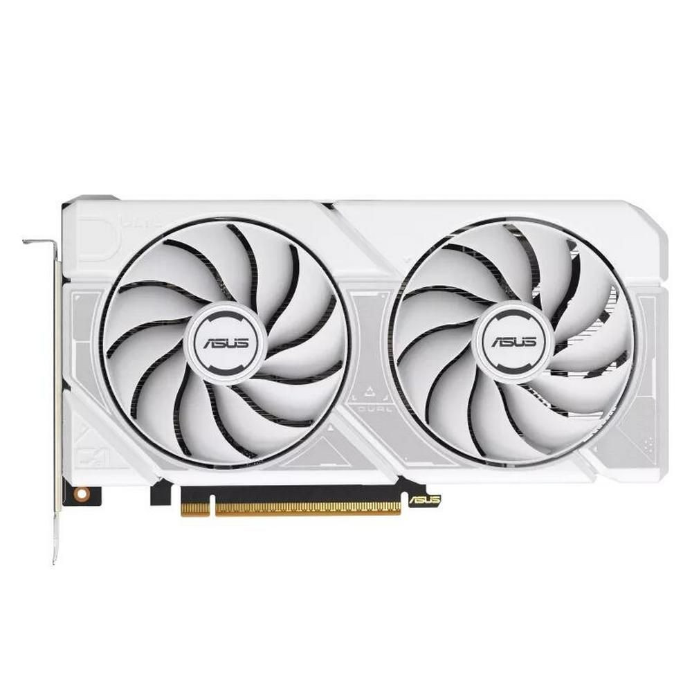 Видеокарта ASUS (DUAL-RTX5060-O8G-WHITE) GeForce RTX 5060 8GB DUAL WHITE OC 90YV0N15-M0NA00)