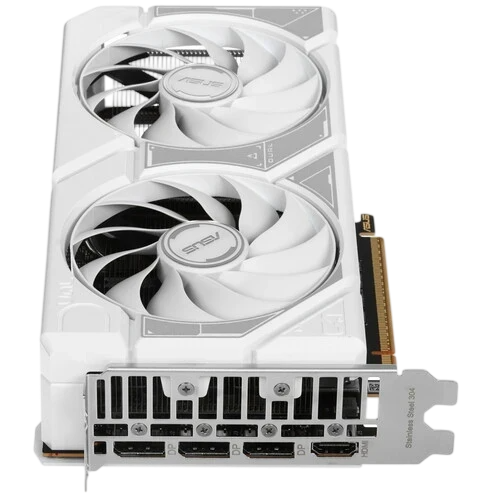 Видеокарта ASUS (DUAL-RTX5060-O8G-WHITE) GeForce RTX 5060 8GB DUAL WHITE OC 90YV0N15-M0NA00)