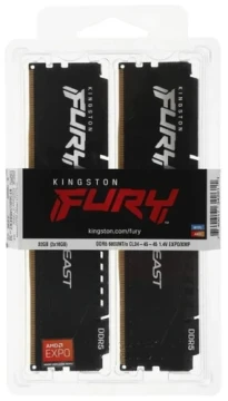 Оперативная память 32 Gb 6800 MHz Kingston FURY Beast Black (KF568C34BBEK2-32)